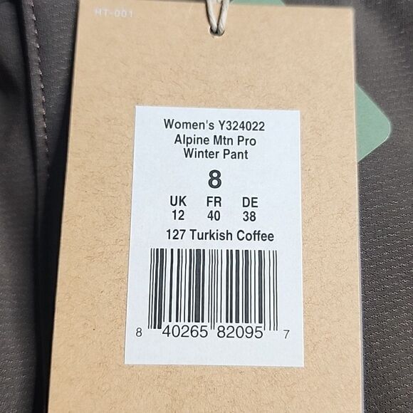 2679 NWT WOMEN'S ALPINE MTN PRO WINTER PANT Size US 8 - Picture 5 of 11